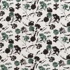 Upholstery Fabric - Green Floral Upholstery Fabric 54 Inches"