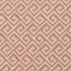 Upholstery Fabric - Pink Abstract & Geometric,Greek Key Upholstery Fabric 54 Inches"