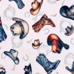 Multi Gone Country Digital Cuddle Woodland Fabric per yard