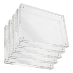 7Penn Acrylic Picture Frames Double Sided Set 8x10in Magnet Clear Picture Frames