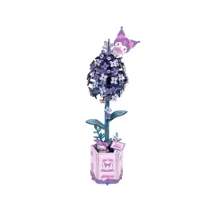 Hello Kitty&reg; and Friends Kuromi Lilac - 3D Wooden Flower Puzzle