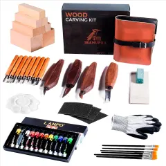 All-in-One Wood Carving kit Included Wood Carving Knife Set
