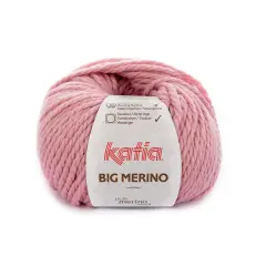 Katia Big Merino Superwash Wool Yarn Medium rose