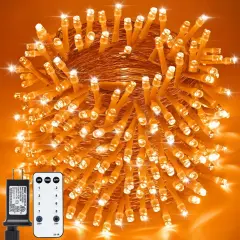 Orange Halloween Lights, 800LED 330FT Orange String Lights
