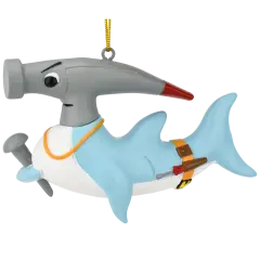 Tree Buddees Hammerhead Shark Christmas Ornament Funny Play on Words