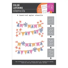 Hero Arts Color Layering Stencils-Celebrate