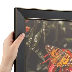ArtToFrames 18x36 Inch Picture Frame, This 1.75 Inch Custom Wood Poster Frame is Available in Multiple Colors, Great for Your Art or Photos - Comes with Economy Acrylic and Corrugated Backing (A68NZ)