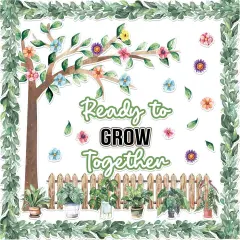 Greenery Tree Bulletin Board Classroom Decorations Set