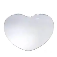 12 pcs HEART 10" Glass MIRRORS Wedding Table Decoration Centerpieces Supply