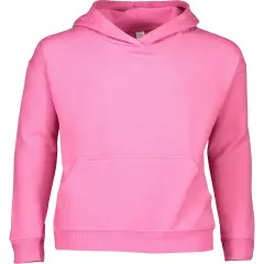 LAT&reg; Youth Pullover Fleece Hoodie RASPBERRY