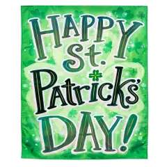 Happy St Patrick's Day Garden Flag 2 Sided