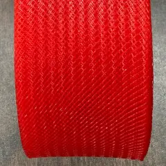 1 Yard Nylon Horsehair Trim 2" Wide Stiff Crinoline Braid for Costumes & Formal Wear Red