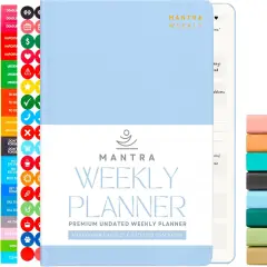 2025-2026 Daily & Weekly Planner - (5" x 8", Blue)