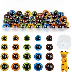 Safety Eyes 80 PCS 10mm-18mm