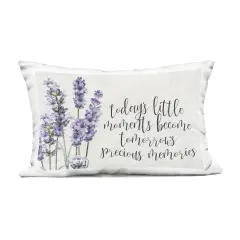 Stupell Industries Today's Little Moments Sentiment Outdoor Pillow, 14 x 7 x 20