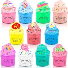 11 Pack Cloud Slime Kit for Kids