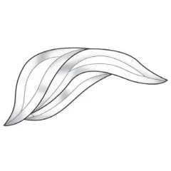 7-3/4" x 4" Exquisite Clear Glass Bevel Cluster EC536