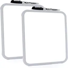 8.5" X 11" Dry Erase Board with Marker Sturdy Frame Mount Horizontally or Vertically Helps You to get Organised by - Emraw