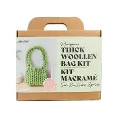 John Bead Macrame Craft DIY Kit Woollen Bag