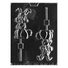 Medium Happy Bunny Lolly Chocolate Mold