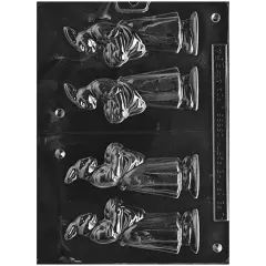 3D Mother Bunny Chocolate Candy Mold