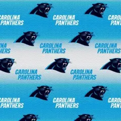 Licensed NFL Carolina Panthers Cotton 6867D Fabric by the Yard