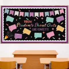 Shout Out Bulletin Board Decorations Throw Student Shout Out Like Confetti