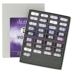 Richeson Soft Handrolled Pastels - Violets, Set of 33