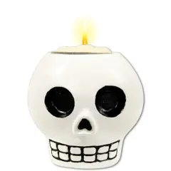 6 Pack Bulk Day of the Dead Decorate-Your-Own Tea Light Holder