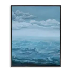 Stupell Industries Clouds over Rough Seas Framed Giclee Wall Art Design by Grace Popp 