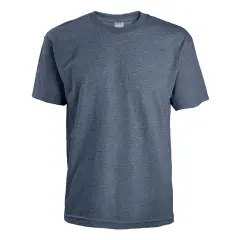Gildan&reg; Youth Heavy Cotton Short Sleeve Crew-neck T-Shirt HEATHER NAVY