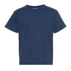 Gildan&reg; Youth Heavy Cotton Crew Neck Short Sleeve T-Shirt BLUE DUSK