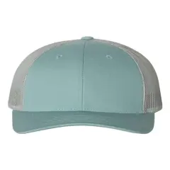 Richardson&reg; Low Pro Trucker Cap Blue/ Aluminum