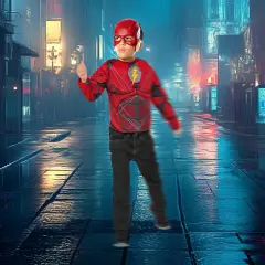 Rubies Flash Boys Halloween Costume Set - 4-8 Years Old Red