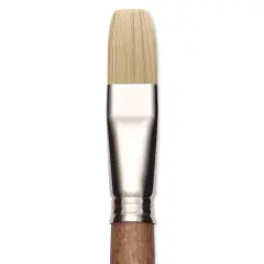 Escoda Futura Synthetic Bristle Brush - Series 5424, Flat, Size 20, Long Handle