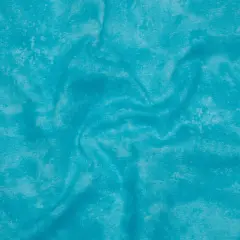 1 Yard Turkish Blue Quilting Cotton Fresco Texture Fabric 44" Wide for Quilts & Apparel