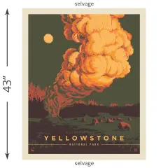 Yellowstone Poster Panel (2024) (pd15096-panel) | National Parks | Anderson Design Group | Riley Blake