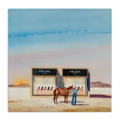 Stupell Industries Desert Shoe Store Canvas Wall Art Design by Amanda Greenwood