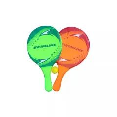 Swimline Children's Swimming Pool Paddle Set - 15" - Green and Orange