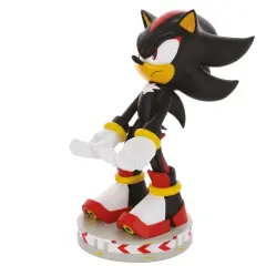 Exquisite Gaming: SEGA: Sonic - Shadow The Hedgehog - Cable Guys Original Controller & Phone Holder, Collectible Device Stand, Licensed Figure