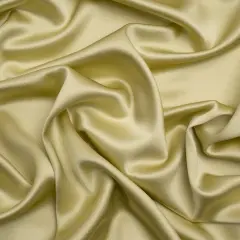 1 Yard Linden Green Silk Crepe Back Satin Soft Smooth Elegant Sewing Fabric for Formal Wear 44 inch Width