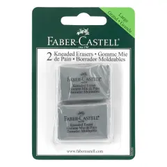 Faber-Castell Kneaded Eraser 2/Pkg-Large