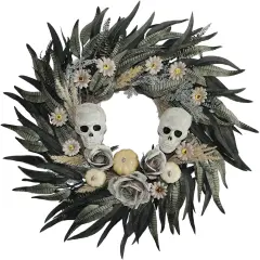 24" Snakeskin Leaves Halloween Wreaths