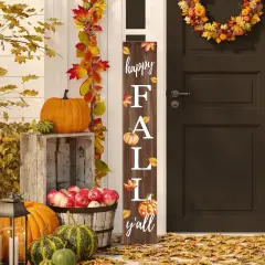 Happy Fall Porch Sign 47 (Orange)