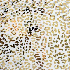 Clearly Posh Acetate Sheets 12"X12"-Cheetah W/Gold Foil