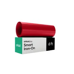 Cricut Joy Smart Iron on, Red - 5.5 in x 6 ft(1)