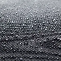 1 Yard Waterproof Canvas Fabric 600 Denier, 60" Wide Polyester Outdoor Fabric Black