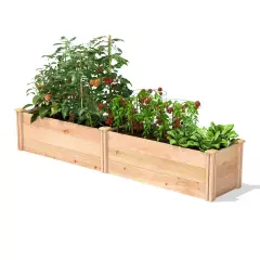 16x96 Cedar Raised Bed for Outdoor Gardening, Perfect for Small Spaces