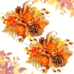 2 Pack Artificial Fall Flowers Centerpiece