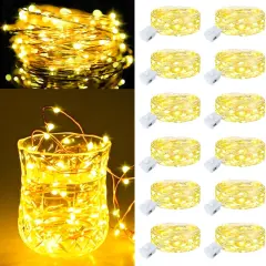 12Pack Fairy Lights Battery Operated 7ft 20 LED